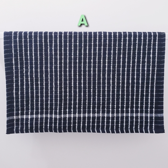 🔷️9128 NEW! Windowpane pattern Hang'N'Snap HAND Towel *Select snap - Picture 11 of 14